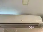 L.G 1.5 ton split AC with warranty and good condition