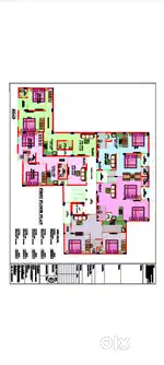 2 bhk customisable flats near lari park with bike parking and lift
