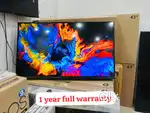 43inch brand new ultra slim smart Android led tv 1 year full warranty