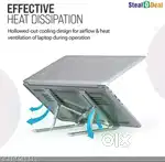 Tabletop Laptop stand, adjustable, flexible, smooth