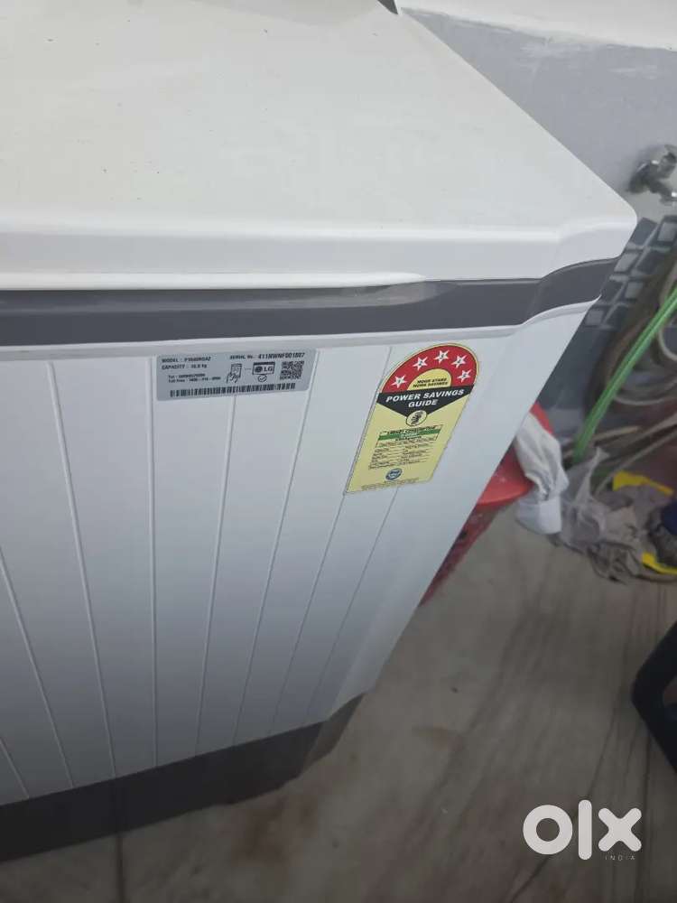 LG washing machine 10kg semi automatic 5 years warranty. 9 months old
