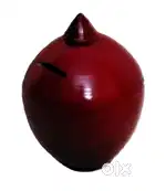 Coin box of mud, Red colour