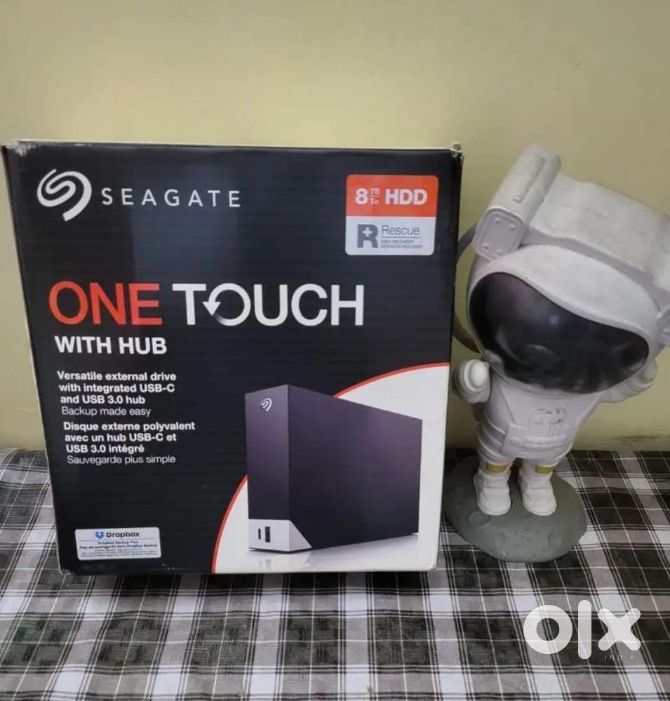 8Tb Seagate One Touch With Hub New Hdd