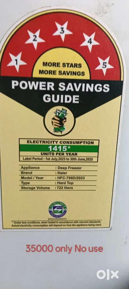 Hair Dual door fridge 800 liter