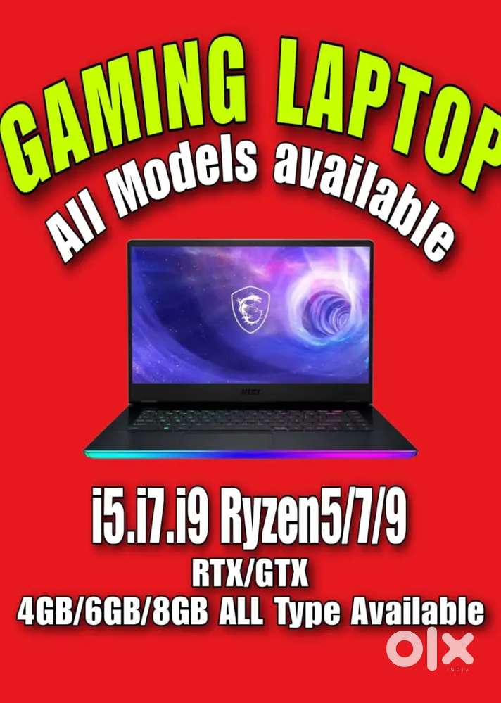 GAMING LAPTOP ALL MODELS AVAILABLE
