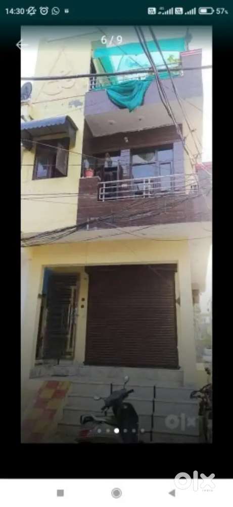 Corner Shops with duplex house