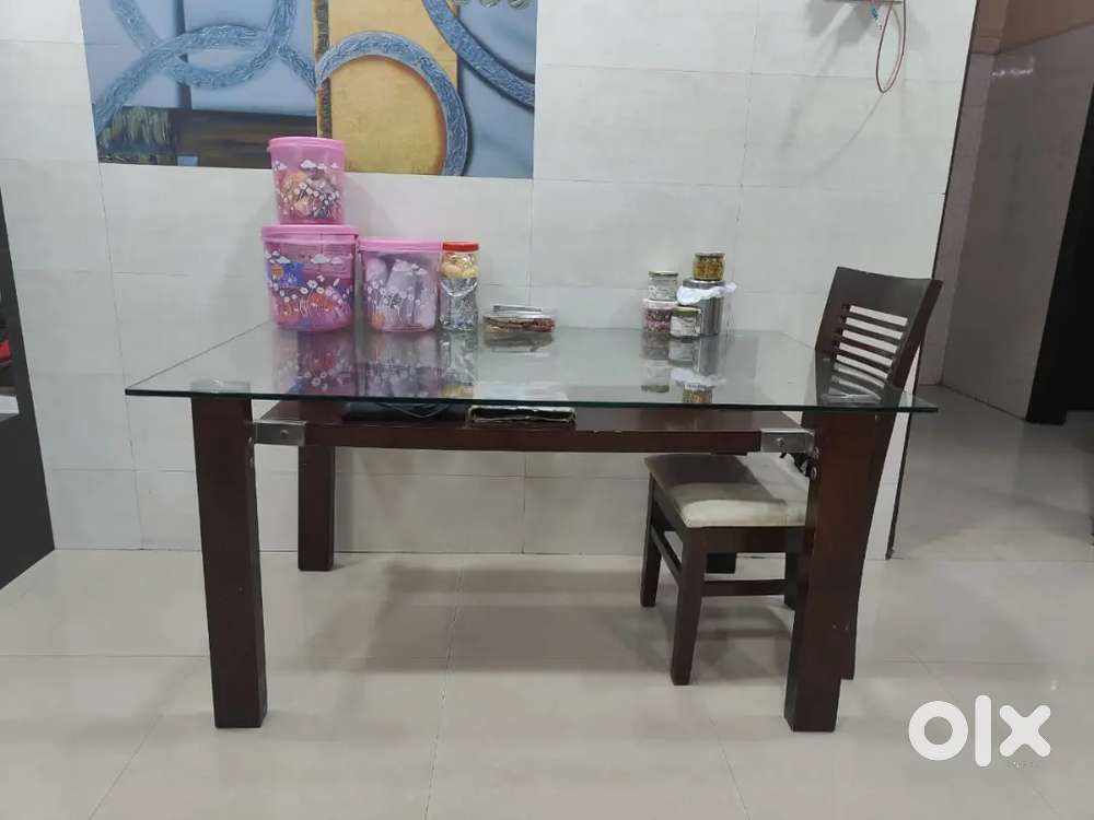 Glass Dining table available