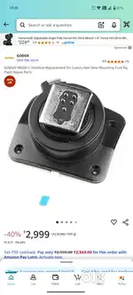 GODOX V860II-C Hotshoe Replacement for Canon,