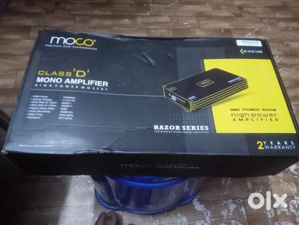 Moco mono 1500 & 12 subwoofer