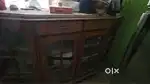 Dining table and crockery shelf