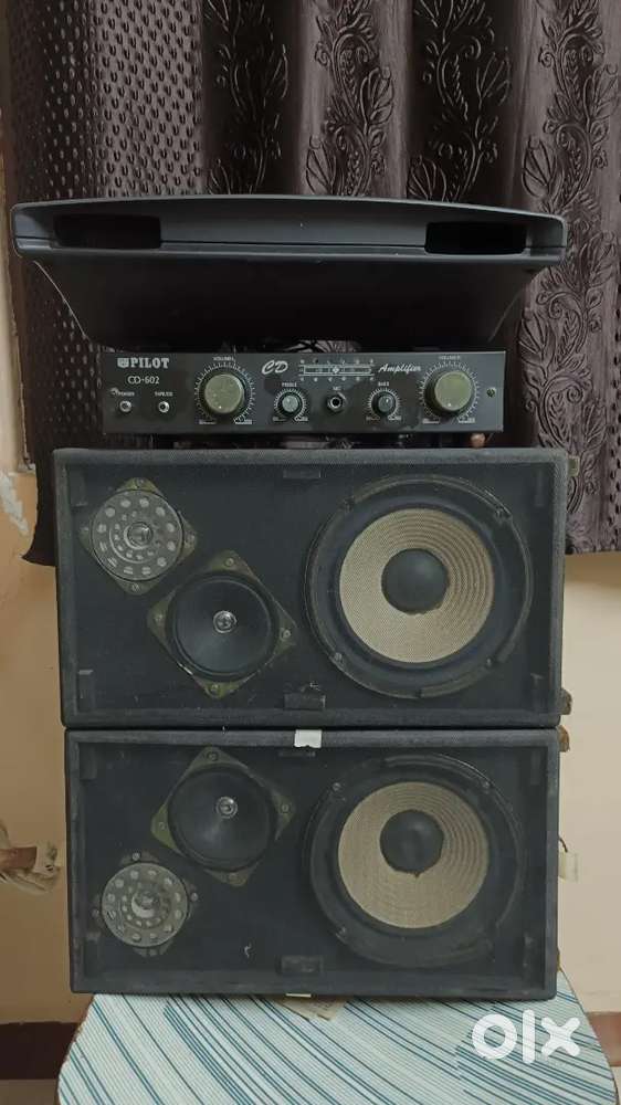 2 Speaker 12x18 + Amplifier + Woofer