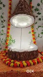 Navratri Coconut Makhar with LED Lights