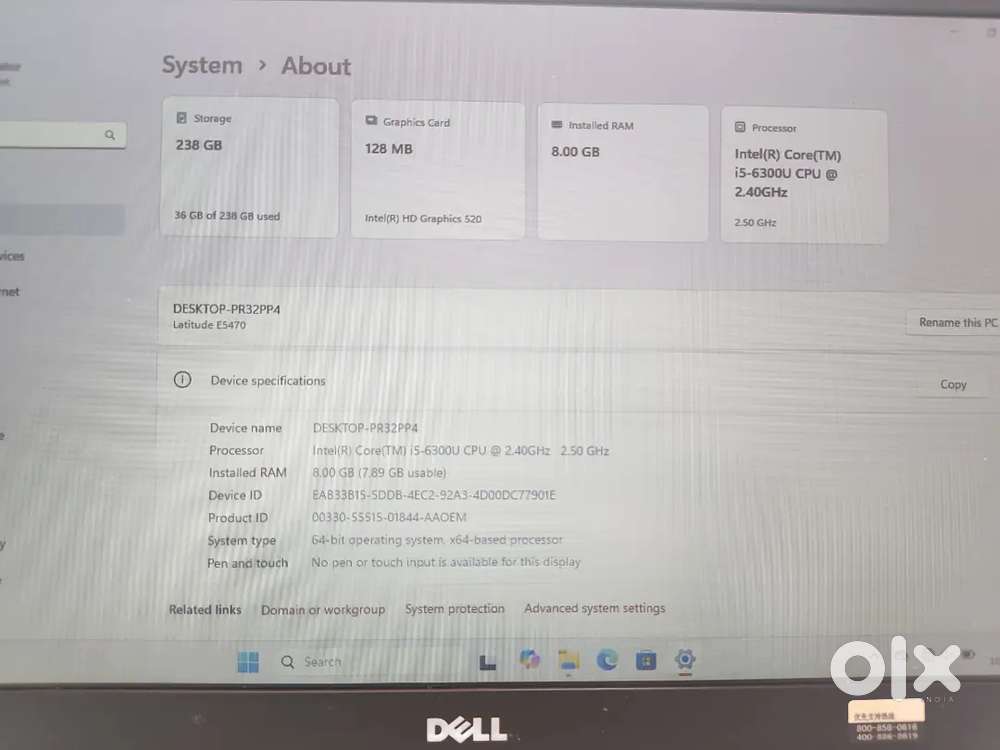 Dell laptop