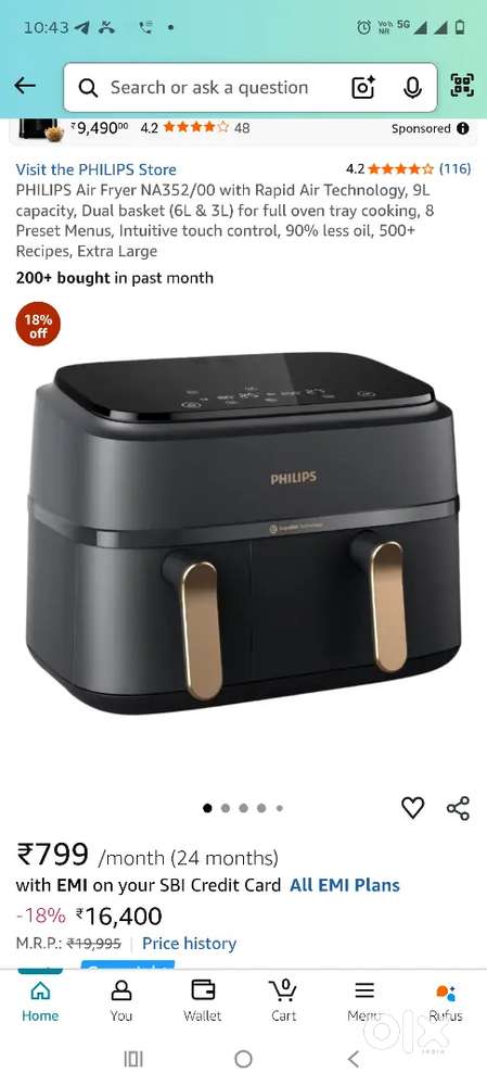 Brand new philips Air fryer