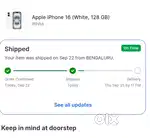 Iphone 16 seal box 128 gb