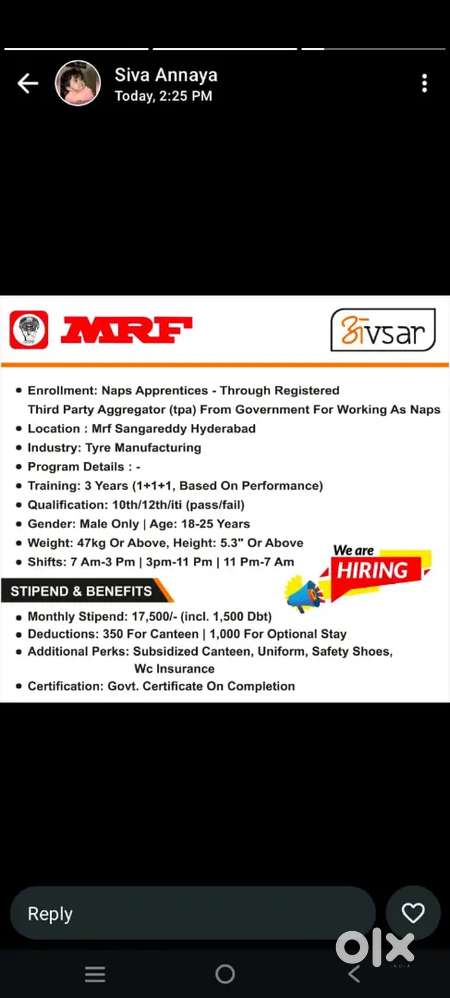 Manufacturing company