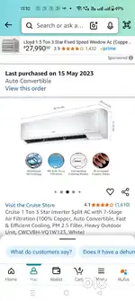 Cruise Auto Convertible 1 Ton AC