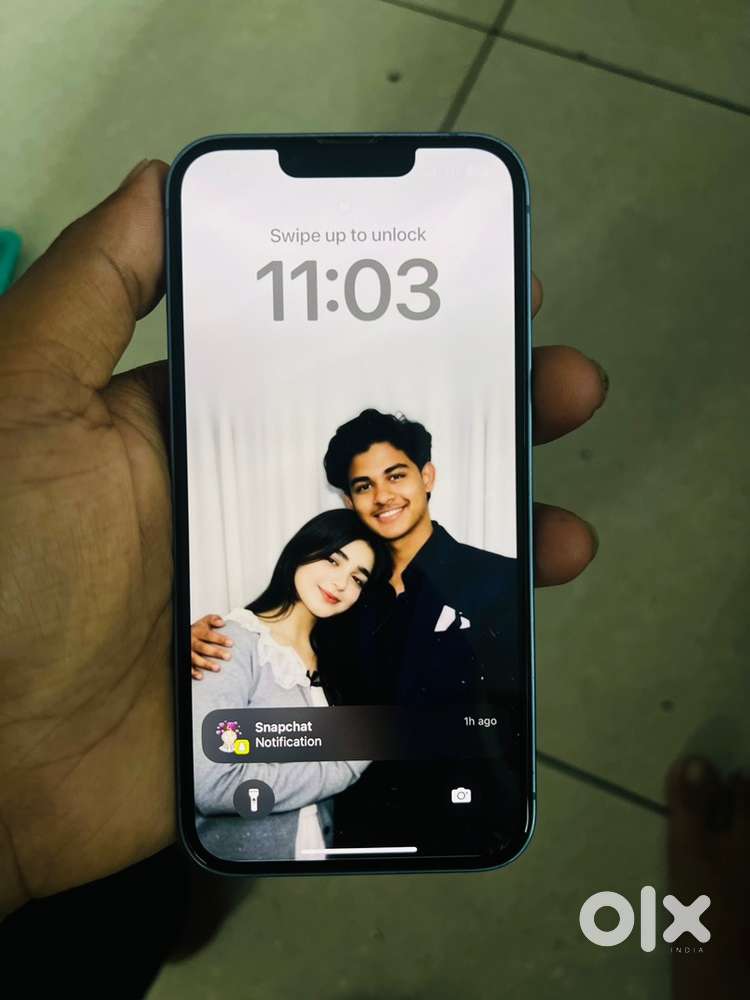 Iphone 14 blue colur good condition