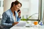 Female assistant or secretary