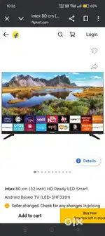 Intex led tv 32nches