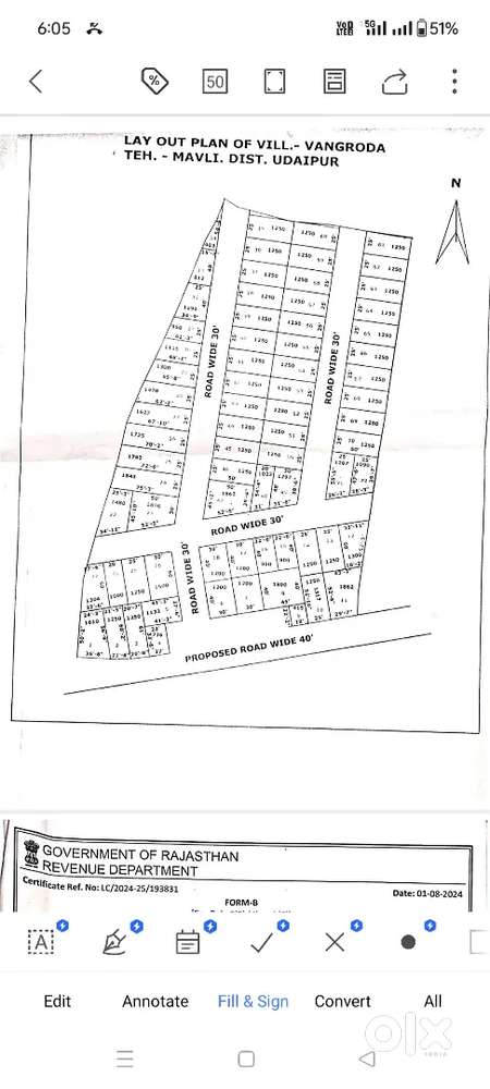 sdo planning plots sale in mavli ek sath sale krne he not individual