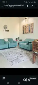 Saket Complex 1.5 BHK with 100 sq ft Balcony Furnished Flat on 2nd flr