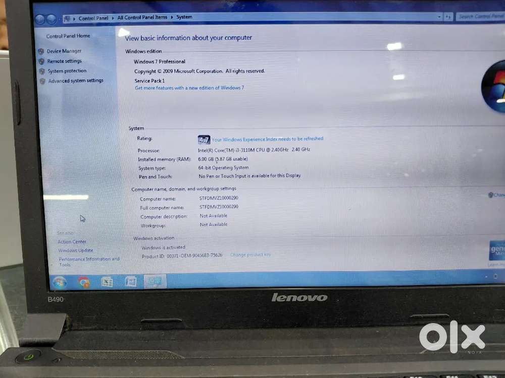 Lenovo Laptop for sale