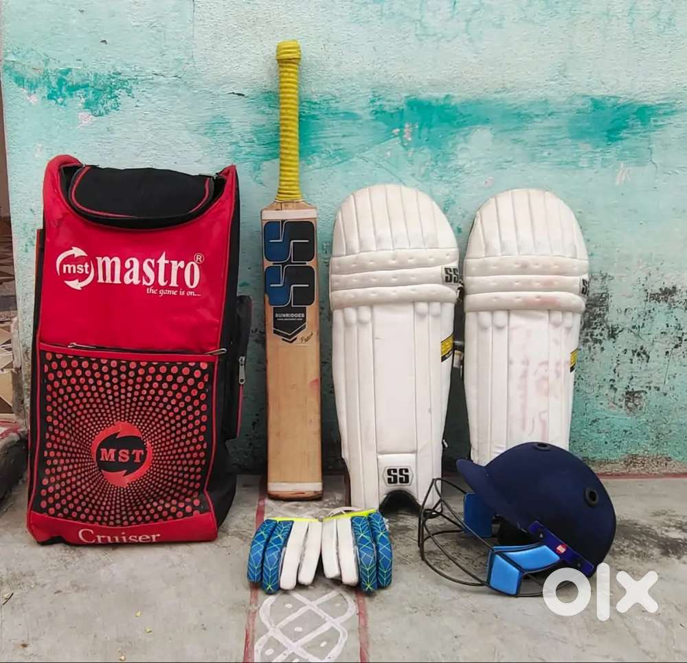 Cricket kit and English Willow bat for sale already price is very less