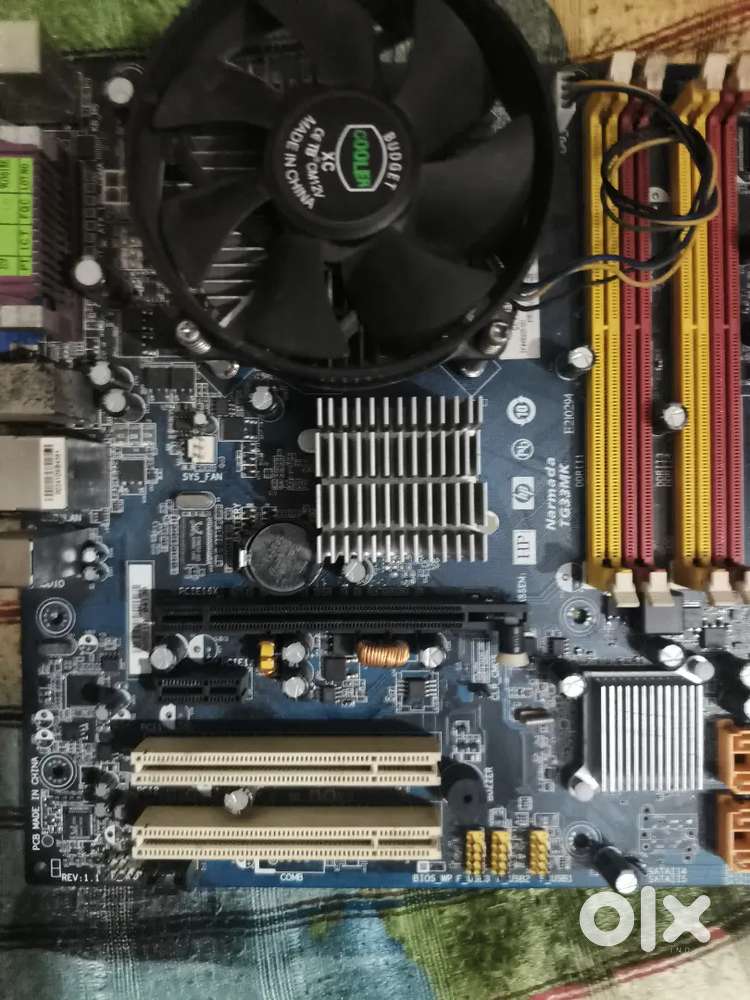 Motherboard with processor