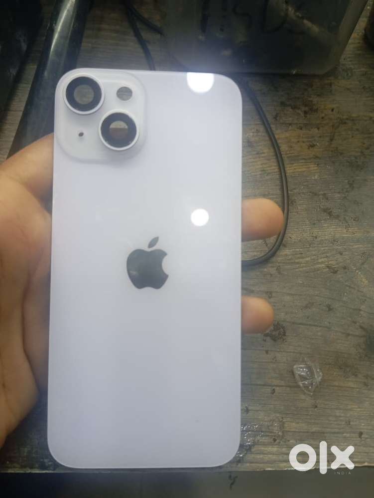 iPhone 14 back panel ( genuine part starlight color )