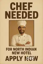 North Indian allrounder cook needed