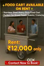 Food Cart for Rent–Tenant to Arrange Location in Ulhasnagar–Rent ₹12K