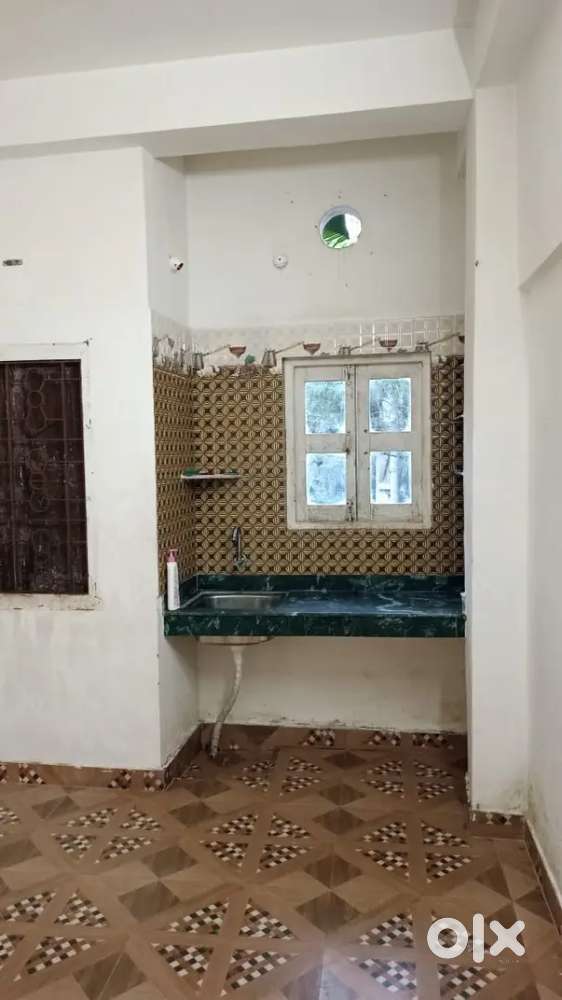 Bathroom and kitchen attached