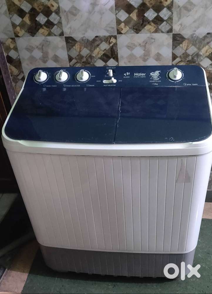 Haier 7.5 kg semi automatic washing machine