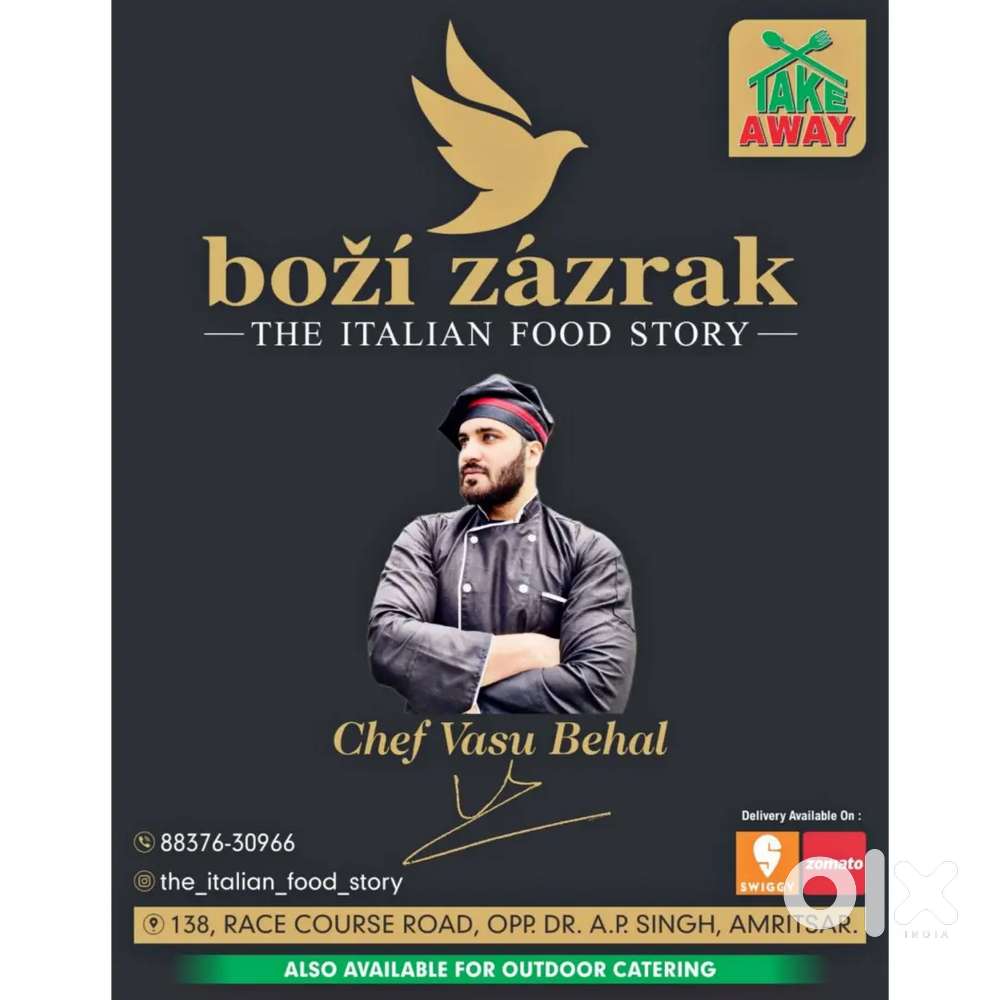 Need chef for vegetables cutting