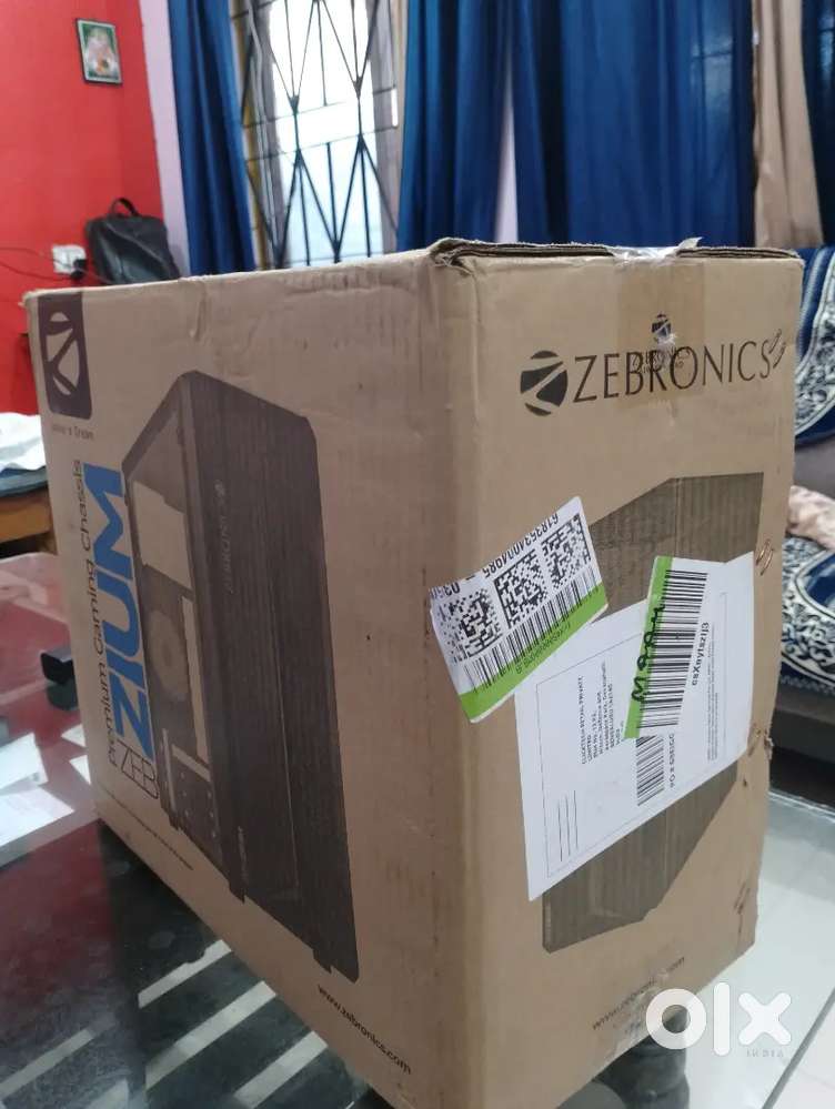 Brand new untouched un used pc with a gaming cabinet with gst bill