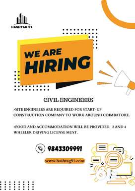 SITE ENGINEERS REQUIRED