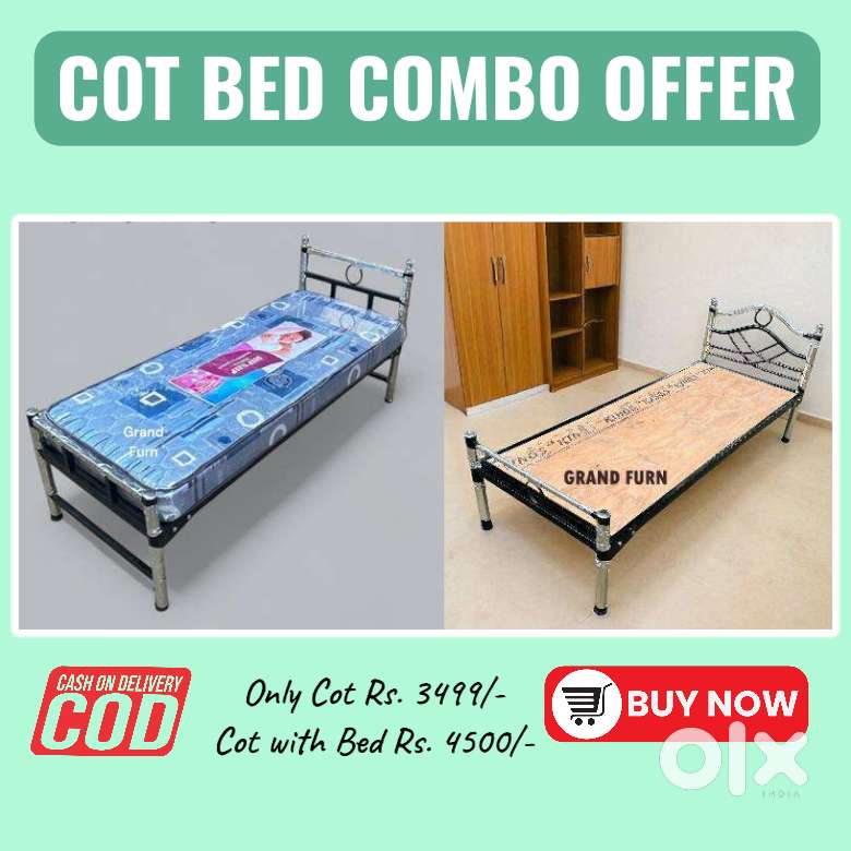 Steel cot offer sale Fancy Bed Mattress Sale #586