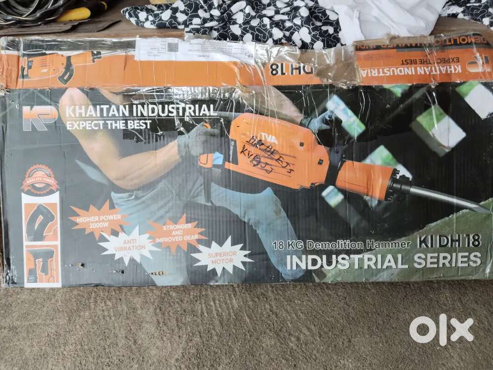 18 KG Demoliiton Hammer KIDH18
INDUSTRIAL SERIES