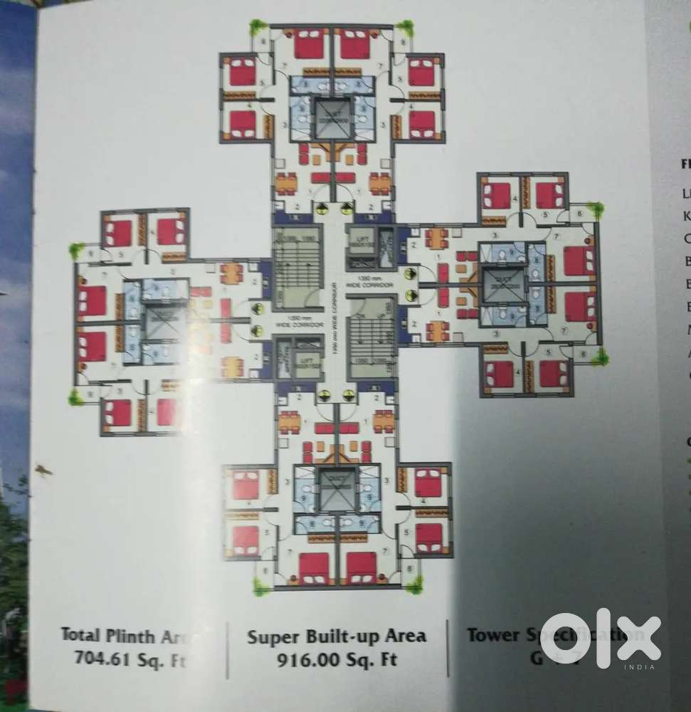 Sale sale sale ready to move brand new flat at lowest price