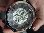 Kenneth Cole New York IKC1921Watch For Men transperent and brown strip