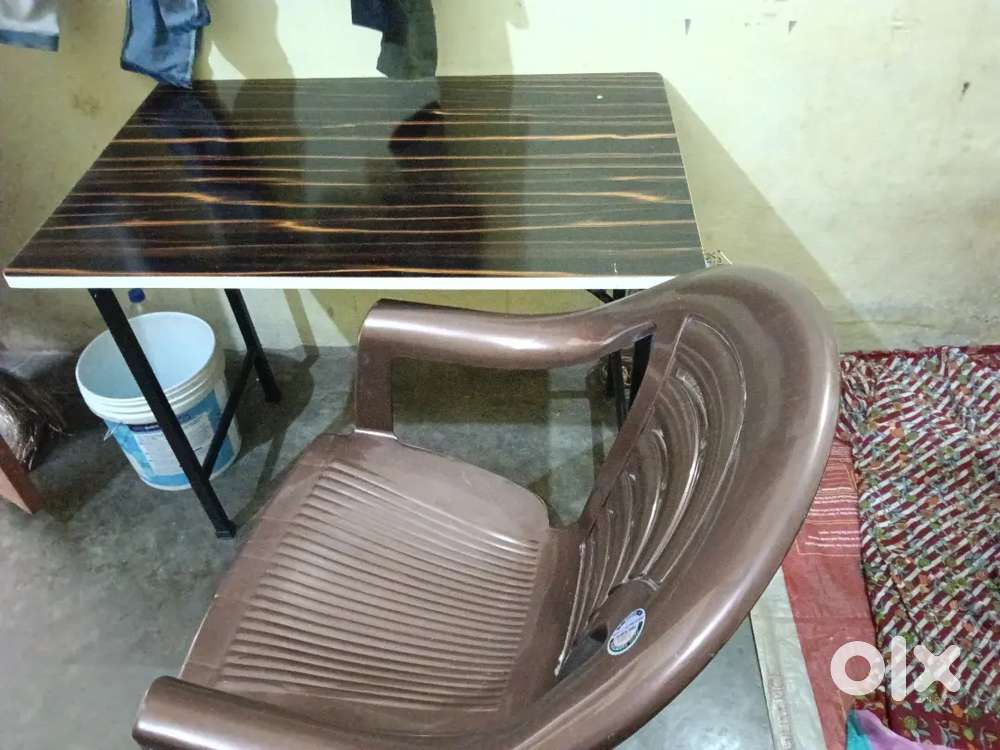 New chair and big study table