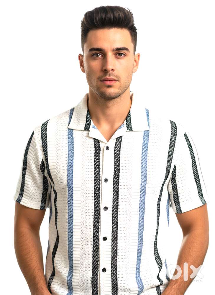 HALF SHIRT IN WHITE , BLACK , BROWN COLOR. new shirt