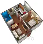 Opposite to DAV School 1 BHK Flat on rent  for Family