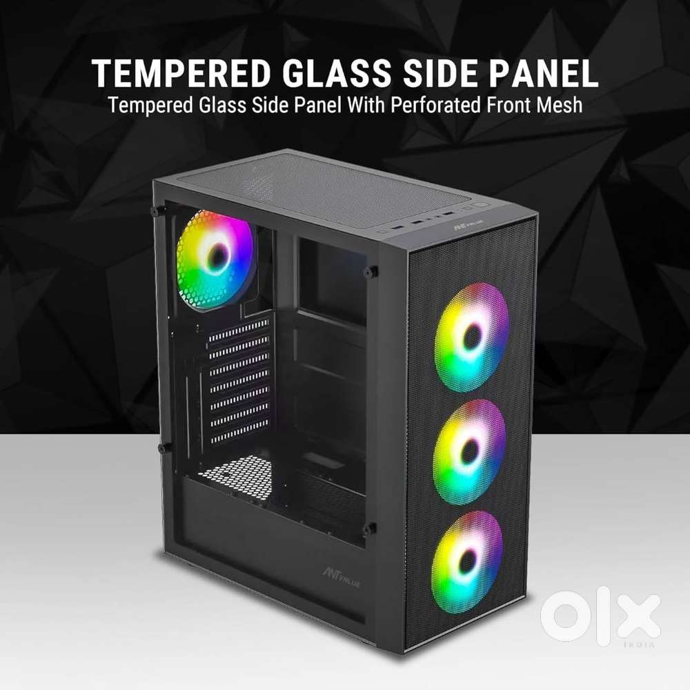 Ant Value VM40 ATX Computer Case/Gaming Cabinet - Black  Support ITX