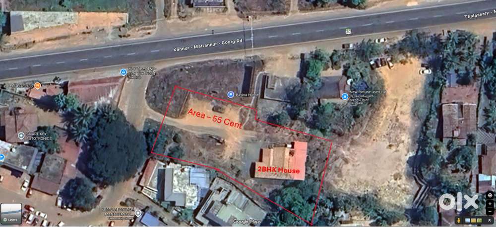 55 - Cent Highway Plot on Thalassery - Coorg Highway for Sale or Lease