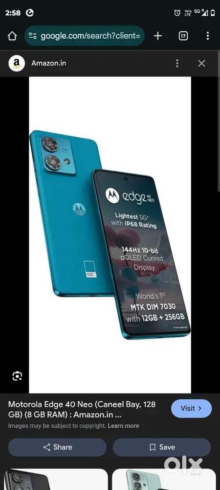 Motorola edge 40 neo 12/256 mobile sell