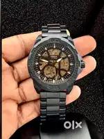 Fossil Bronson Automatic Black Gold Watch – Premium Timepiece