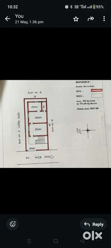 Hyatnagar bommalagudi NEAR BY sell independent house