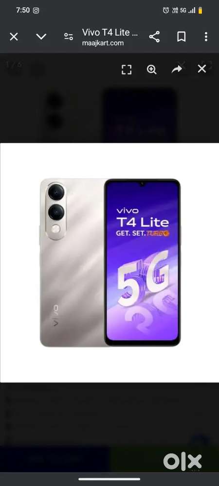 Vivo t4 lite 5g   6ram  g128